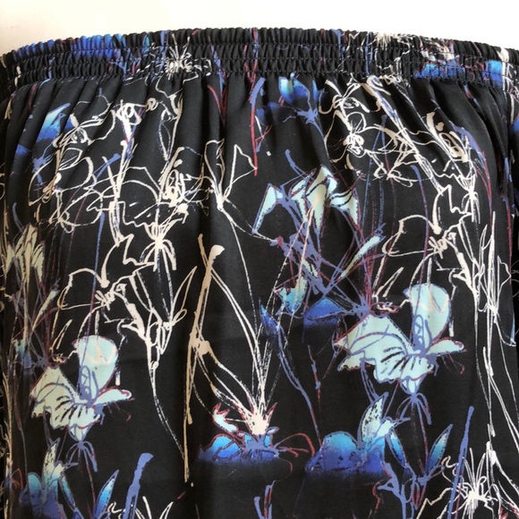 ✨HP✨ Michael Stars Off Shoulder Printed Top Small - Picture 4 of 8